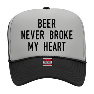 BEER NEVER BROKE MY HEART
