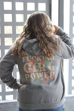 Load image into Gallery viewer, MOTHER FUCKING GIRL POWER - FRONT ZIP HOODIE